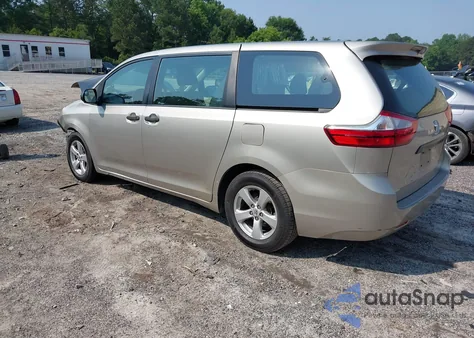 2015 Toyota Sienna L 7 Passenger z USA, uszkodzony, nr VIN 5TDZK3DC4FS650415